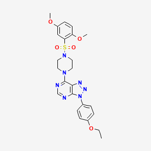 1-(2,5-dimethoxybenzenesulfonyl)-4-[3-(4-ethoxyphenyl)-3H-[1,2,3]triazolo[4,5-d]pyrimidin-7-yl]piperazine