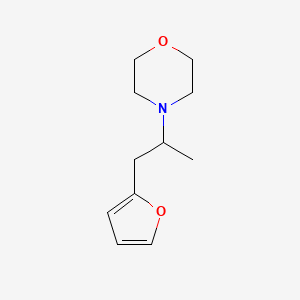 molecular formula C11H17NO2 B2786620 4-(1-(Furan-2-yl)propan-2-yl)morpholine CAS No. 2034552-30-0
