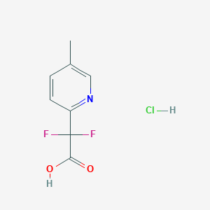 2,2-Difluoro-2-(5-methylpyridin-2-yl)acetic acid;hydrochloride