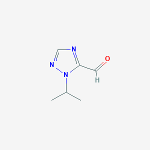molecular formula C6H9N3O B2786666 1-(propan-2-yl)-1H-1,2,4-triazole-5-carbaldehyde CAS No. 111340-46-6