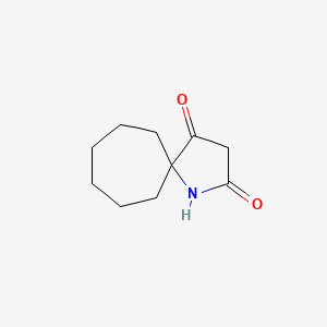 molecular formula C10H15NO2 B2786701 1-Azaspiro[4.6]undecane-2,4-dione CAS No. 1190962-65-2