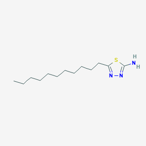 molecular formula C13H25N3S B2786712 5-Undecyl-1,3,4-thiadiazol-2-amine CAS No. 100539-95-5