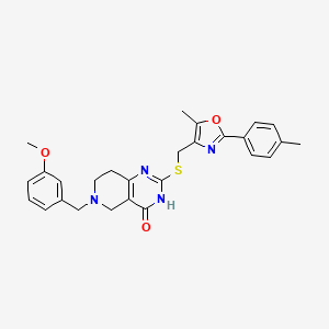 5-(4-chlorobenzyl)-N-(3,4-difluorophenyl)-7-methyl-4-oxo-4,5-dihydro[1,2,4]triazolo[1,5-a]quinoxaline-2-carboxamide