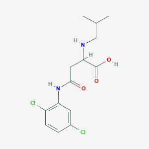 4-((2,5-Dichlorophenyl)amino)-2-(isobutylamino)-4-oxobutanoic acid