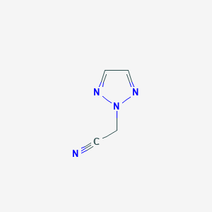 molecular formula C4H4N4 B2786745 2-(2H-1,2,3-triazol-2-yl)acetonitrile CAS No. 1554159-63-5