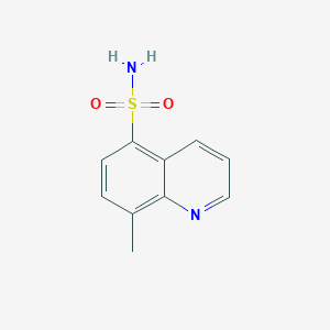 molecular formula C10H10N2O2S B2786769 8-Methylquinoline-5-sulfonamide CAS No. 882339-76-6