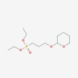 Diethyl (3-((tetrahydro-2H-pyran-2-yl)oxy)propyl)phosphonate