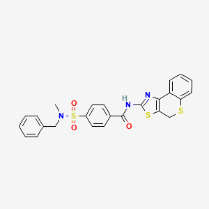 4-(N-benzyl-N-methylsulfamoyl)-N-(4H-thiochromeno[4,3-d]thiazol-2-yl)benzamide