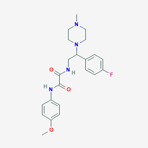 N1-(2-(4-fluorophenyl)-2-(4-methylpiperazin-1-yl)ethyl)-N2-(4-methoxyphenyl)oxalamide