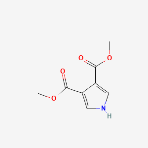 molecular formula C8H9NO4 B2786895 Dimethyl 1H-pyrrole-3,4-dicarboxylate CAS No. 2818-06-6