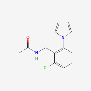 N-[2-chloro-6-(1H-pyrrol-1-yl)benzyl]acetamide