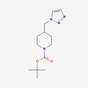 1-tert-butoxycarbonyl-4-(1H-1,2,3-triazol-1-ylmethyl)piperidine