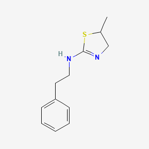 5-methyl-N-(2-phenylethyl)-4,5-dihydro-1,3-thiazol-2-amine