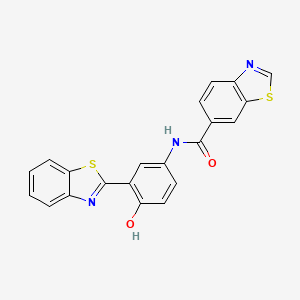 N-(3-(benzo[d]thiazol-2-yl)-4-hydroxyphenyl)benzo[d]thiazole-6-carboxamide