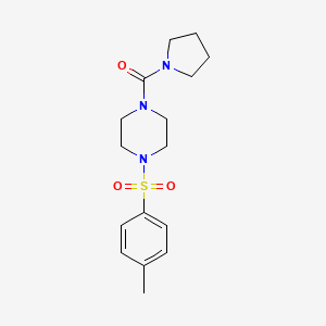 Pyrrolidin-1-yl(4-tosylpiperazin-1-yl)methanone