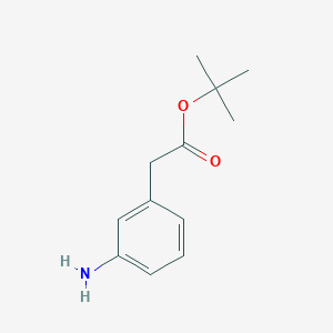 molecular formula C12H17NO2 B2786971 Tert-butyl 2-(3-aminophenyl)acetate CAS No. 183180-53-2