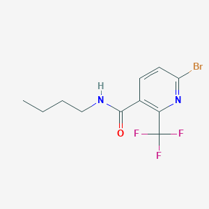 6-Bromo-N-butyl-2-(trifluoromethyl)pyridine-3-carboxamide