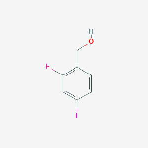 molecular formula C7H6FIO B2787017 (2-Fluoro-4-iodophenyl)methanol CAS No. 1039646-78-0