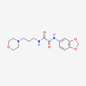 N1-(benzo[d][1,3]dioxol-5-yl)-N2-(3-morpholinopropyl)oxalamide