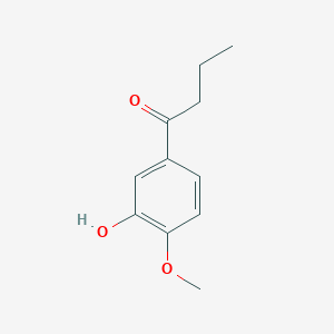 1-Butanone, 1-(3-hydroxy-4-methoxyphenyl)-