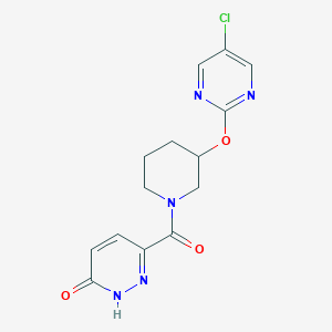 6-(3-((5-chloropyrimidin-2-yl)oxy)piperidine-1-carbonyl)pyridazin-3(2H)-one