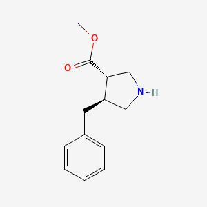 Methyl (3S,4S)-4-benzylpyrrolidine-3-carboxylate