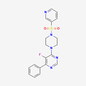 5-Fluoro-4-phenyl-6-(4-pyridin-3-ylsulfonylpiperazin-1-yl)pyrimidine
