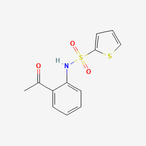 N-(2-acetylphenyl)thiophene-2-sulfonamide