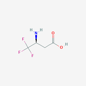 molecular formula C4H6F3NO2 B2787196 (S)-3-Amino-4,4,4-trifluorobutanoic acid CAS No. 151871-99-7