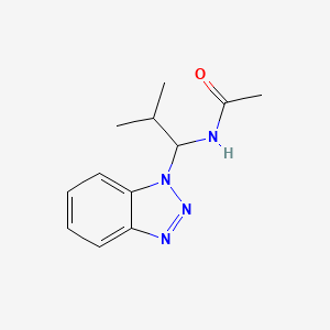 N-[1-(1H-1,2,3-Benzotriazol-1-yl)-2-methylpropyl]acetamide
