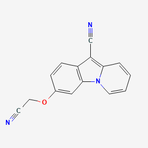 3-(Cyanomethoxy)pyrido[1,2-a]indole-10-carbonitrile