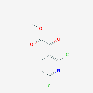 molecular formula C9H7Cl2NO3 B2787249 Ethyl 2-(2,6-dichloropyridin-3-YL)-2-oxoacetate CAS No. 1260778-10-6