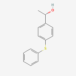 molecular formula C14H14OS B2787293 (1S)-1-[4-(phenylsulfanyl)phenyl]ethan-1-ol CAS No. 1344923-24-5