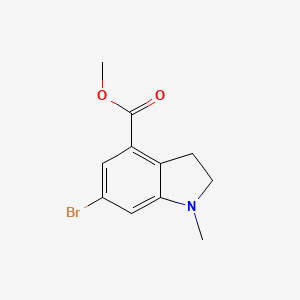 Methyl 6-bromo-1-methylindoline-4-carboxylate
