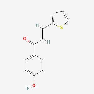 molecular formula C13H10O2S B2787351 1-(4-Hydroxyphenyl)-3-(2-thienyl)-2-propen-1-one CAS No. 224638-42-0