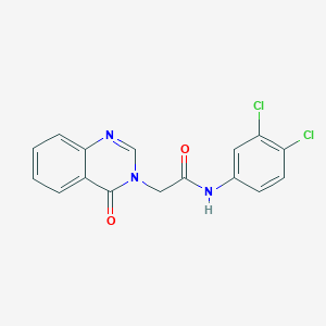 N-(3,4-dichlorophenyl)-2-(4-oxoquinazolin-3(4H)-yl)acetamide