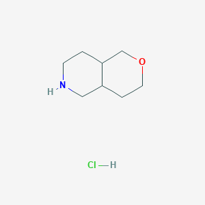 3,4,4a,5,6,7,8,8a-Octahydro-1H-pyrano[4,3-c]pyridine;hydrochloride