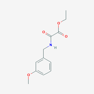 molecular formula C12H15NO4 B2787412 Ethyl 2-((3-methoxybenzyl)amino)-2-oxoacetate CAS No. 1178351-45-5