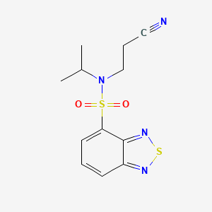 N-(2-cyanoethyl)-N-isopropylbenzo[c][1,2,5]thiadiazole-4-sulfonamide