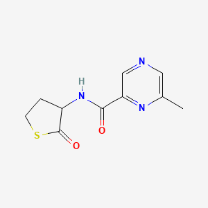 6-methyl-N-(2-oxothiolan-3-yl)pyrazine-2-carboxamide