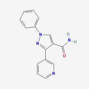 1-phenyl-3-(pyridin-3-yl)-1H-pyrazole-4-carboxamide