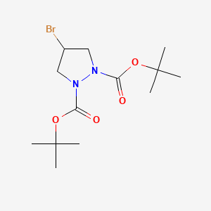 Di-tert-butyl 4-bromopyrazolidine-1,2-dicarboxylate