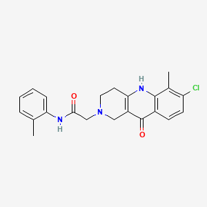 7-(2-furylmethyl)-6-{[(3-phenyl-1,2,4-oxadiazol-5-yl)methyl]thio}[1,3]dioxolo[4,5-g]quinazolin-8(7H)-one