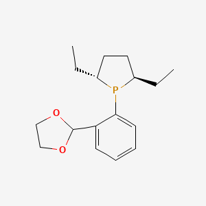 (2R,5R)-1-(2-(1,3-dioxolan-2-yl)phenyl)-2,5-diethylphospholane