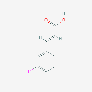 molecular formula C9H7IO2 B2787474 3-(3-Iodophenyl)acrylic acid CAS No. 340682-23-7; 41070-12-6