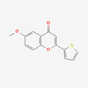 6-Methoxy-2-thiophen-2-ylchromen-4-one