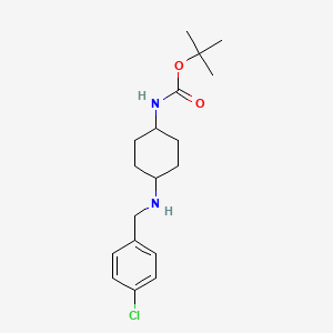 tert-Butyl (4-((4-chlorobenzyl)amino)cyclohexyl)carbamate