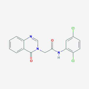 molecular formula C16H11Cl2N3O2 B278751 N-(2,5-dichlorophenyl)-2-(4-oxoquinazolin-3-yl)acetamide 