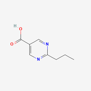 molecular formula C8H10N2O2 B2787512 2-Propylpyrimidine-5-carboxylic acid CAS No. 72790-17-1