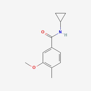 N-cyclopropyl-3-methoxy-4-methylbenzamide